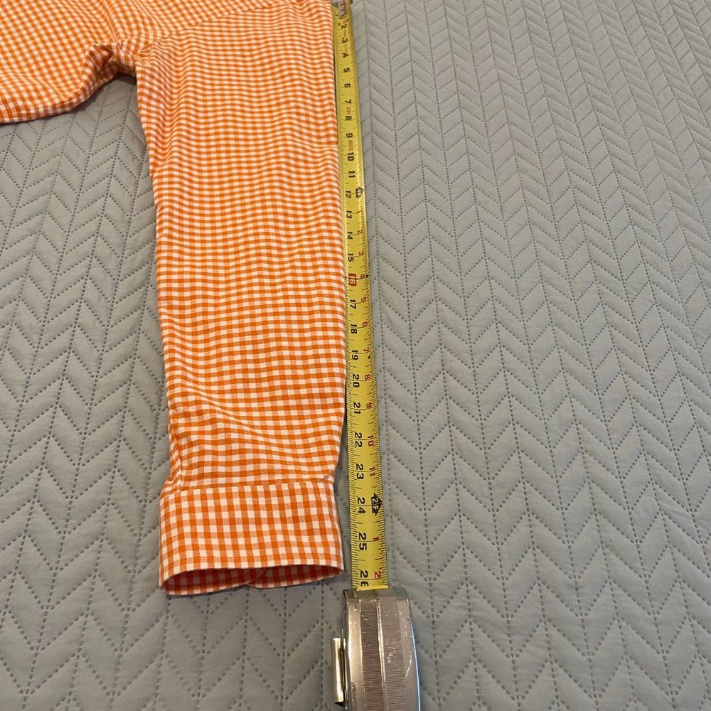 Ralph Lauren Men's Classic Fit Gingham Oxford Long Sleeve Polo Shirt Size XL - Picture 8 of 8